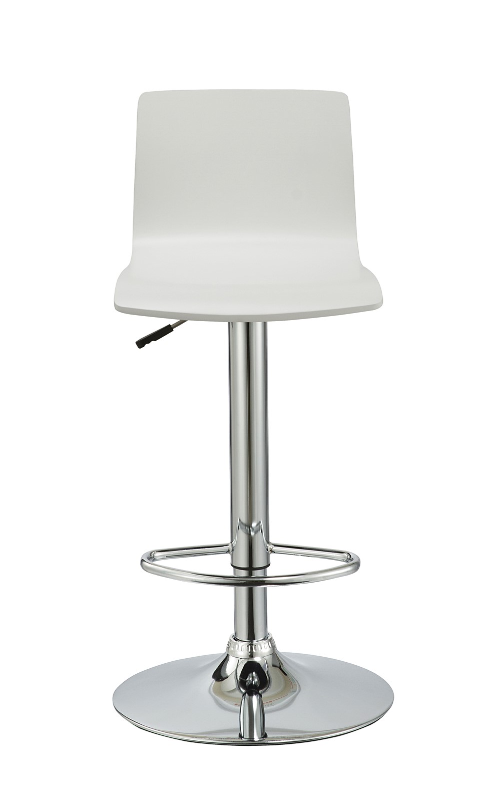 Tabouret de bar réglable 39,5 x 43 x 75 cm blanc - INVENTIV